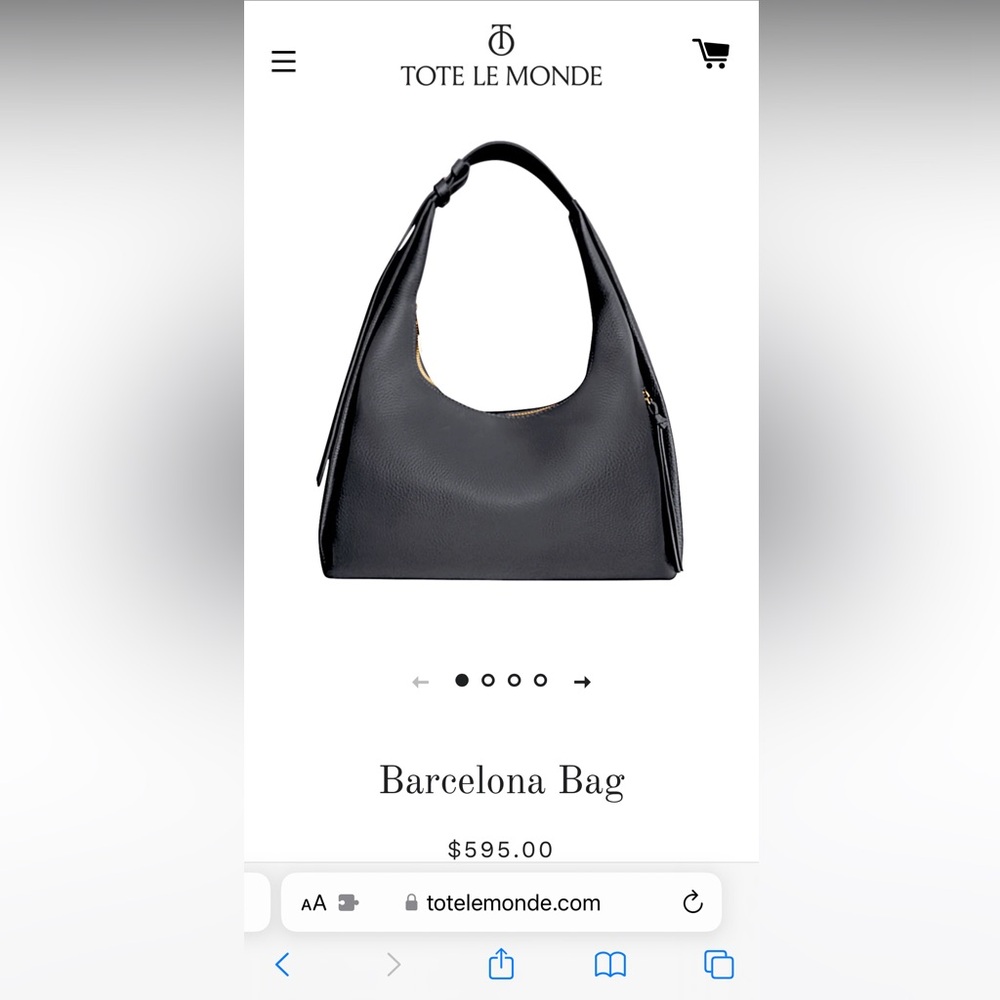 Brand new Tote le Monde Barcelona bag in black. Never used!